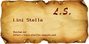 Lini Stella névjegykártya
